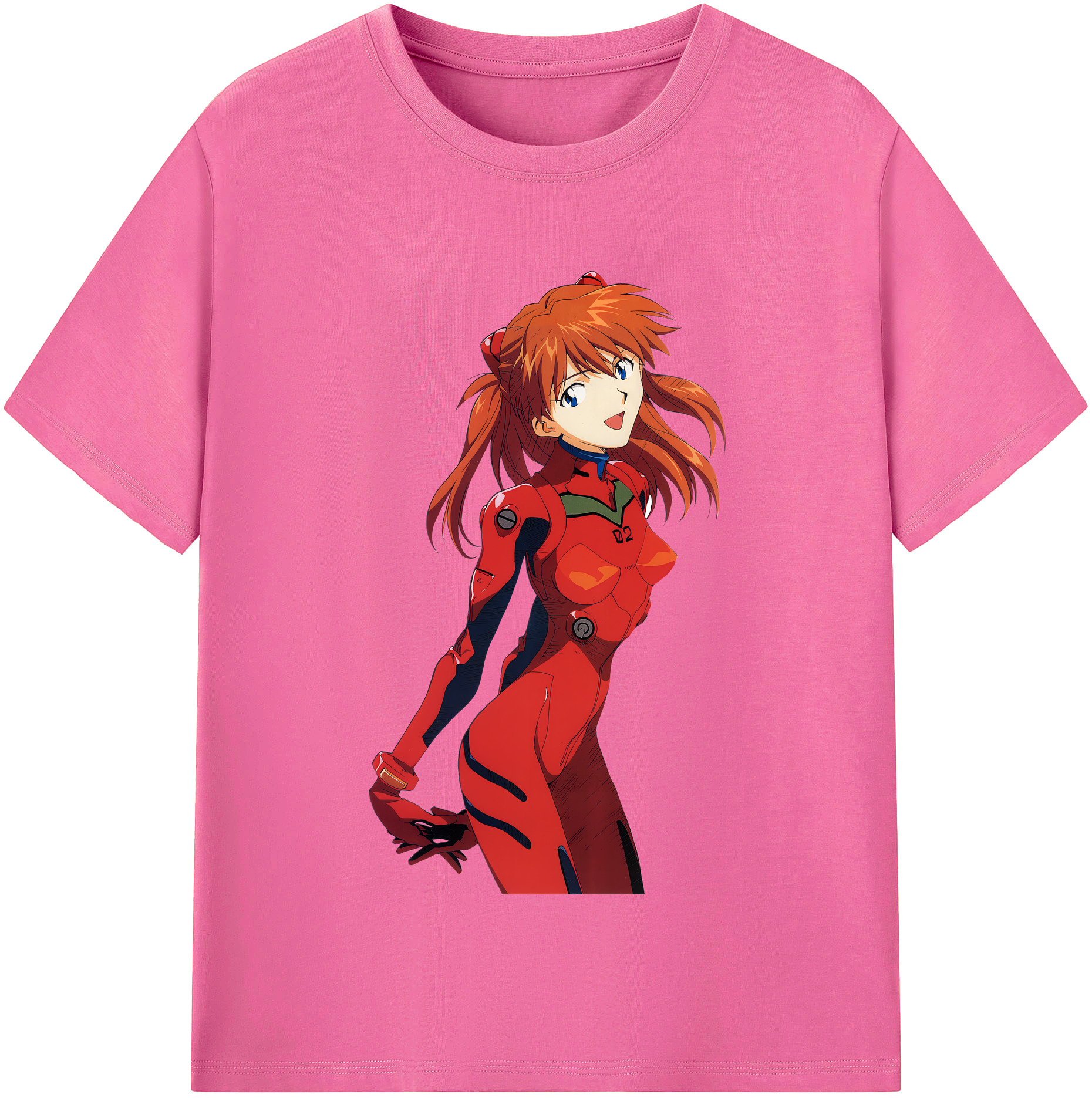 （画像用） EVA 新世紀エヴァンゲリオン レディースカジュアルプリントTシャツ（綿100％）